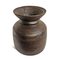 Vaso vintage India in legno intagliato, Immagine 2