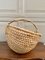 Large American Splint Oak Buttocks Basket 10