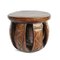 Petit Tabouret Tribal Rond Vintage 2