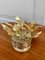 Mid-Century Hollywood Regency Gold Flower Basket with Cocktail Picks, Set of 10 8