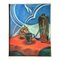 Estudiante de Pafa, Bodegón abstracto, años 90, Pintura sobre lienzo, Imagen 1