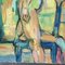 Desnudo femenino abstracto, años 70, Pintura sobre lienzo, Imagen 3