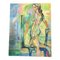 Desnudo femenino abstracto, años 70, Pintura sobre lienzo, Imagen 1