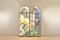 Mid-Century Multicolor Painted Floral Room Divider or Paravan 2