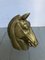 Scultura vintage con testa di cavallo in ottone e bronzo, anni '70, Immagine 6