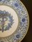 Italian Provincial Deruta Hand Painted Faience Caduceus Pottery Wall Plate, Image 4