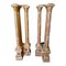 Antique Neoclassical Grand Tour Giltwood Architectural Columns, Set of 2 1