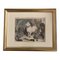 Alfred Harral nach Landseer, Hund, 1800er, Kunstwerk auf Papier, gerahmt 1