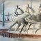 Robert Chase, Carousel/Circus Horses, 1970s, Watercolor on Paper, Framed 3