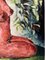 Desnudo femenino abstracto con serpiente y diablo, años 70, pintura en papel, Imagen 5