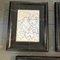 Wayne Cunningham, Abstract Compositions, Ink Drawings, Framed, Set of 3 3