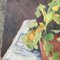 Bodegón floral impresionista, años 90, Pintura sobre lienzo, Imagen 4