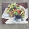 Bodegón floral impresionista, años 90, Pintura sobre lienzo, Imagen 7