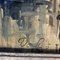 Escena de una calle de París, años 50, pintura sobre lienzo, enmarcado, Imagen 5