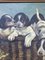 Victorian Artist, Puppies in a Basket, 1890s, Painting on Canvas, Framed, Image 3