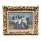 Victorian Artist, Puppies in a Basket, 1890s, Painting on Canvas, Framed, Image 1