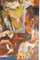 Composizione figurativa astratta colorata, 1959, Olio su tela, Immagine 7