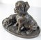 19th Century French Bronze of Two Dogs by Louis Laurent-Atthalin 5