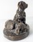 19th Century French Bronze of Two Dogs by Louis Laurent-Atthalin, Image 8