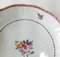 Antique Chinese Export Porcelain Saucer with Floral Spray, Image 4