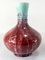 19th Century Belgian French Red Flambe Decorative Vase by Boch Freres 2