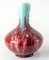 19th Century Belgian French Red Flambe Decorative Vase by Boch Freres 3