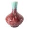 19th Century Belgian French Red Flambe Decorative Vase by Boch Freres 1