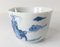 Antike chinesische Teetasse in Blau und Weiß 4