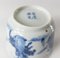 Taza de té china antigua azul y blanca, Imagen 9