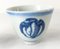 Antike chinesische Tassen in Blau & Weiß mit Kranichmotiv, 2er Set 3