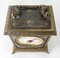 19th Century Gilt Brass, Tin, and Enamel Carriage Alarm Clock 4