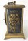 19th Century Gilt Brass, Tin, and Enamel Carriage Alarm Clock 6