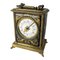 19th Century Gilt Brass, Tin, and Enamel Carriage Alarm Clock 1