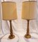 Italienische Vintage Hollywood Regency Tischlampen aus Vergoldetem Holz im Florentiner Stil, 2er Set 13