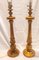 Lampade da tavolo vintage Hollywood Regency in legno dorato, Italia, set di 2, Immagine 5