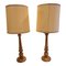 Vintage Hollywood Regency Italian Florentine Style Giltwood Table Lamps, Set of 2 1