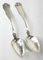 Antique American Coin Silver Spoons by Newell Harding of Boston, Set of 2 10