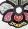Chinese Chinoiserie Silk Embroidered Childs Robe Collar 3