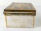Caja inglesa de mármol y plata de ley con ojo de tigre, siglo XIX, Imagen 7