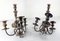 19th Century English Bloody Sheffield Silver Plate Candelabra Candleholders, Set of 2 9