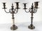 19th Century English Bloody Sheffield Silver Plate Candelabra Candleholders, Set of 2 4