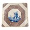 Dutch Delf Manganese Decorative Tile, Image 1