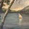 Therese Tomagi, Massapegeya Park Li Ny Sailing, 1960er, Gemälde auf Leinwand, gerahmt 3