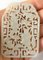 Antique Chinese White Nephrite Hetian Jade Carved Pendant Plaque 5