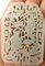 Antique Chinese White Nephrite Hetian Jade Carved Pendant Plaque 12