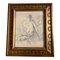 Desnudo femenino abstracto, Dibujo al carboncillo, años 70, Enmarcado, Imagen 1
