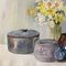 Still Life with Pots & Daffodils, 1970s, Watercolor on Paper 3