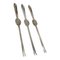 Silverplate Lobster Picks with Marrow Scoops, Set of 3 1