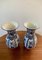 Italian Blue and White Porcelain Vases by Ardalt Blue Delfia, Set of 2, Image 2