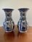 Italian Blue and White Porcelain Vases by Ardalt Blue Delfia, Set of 2 7